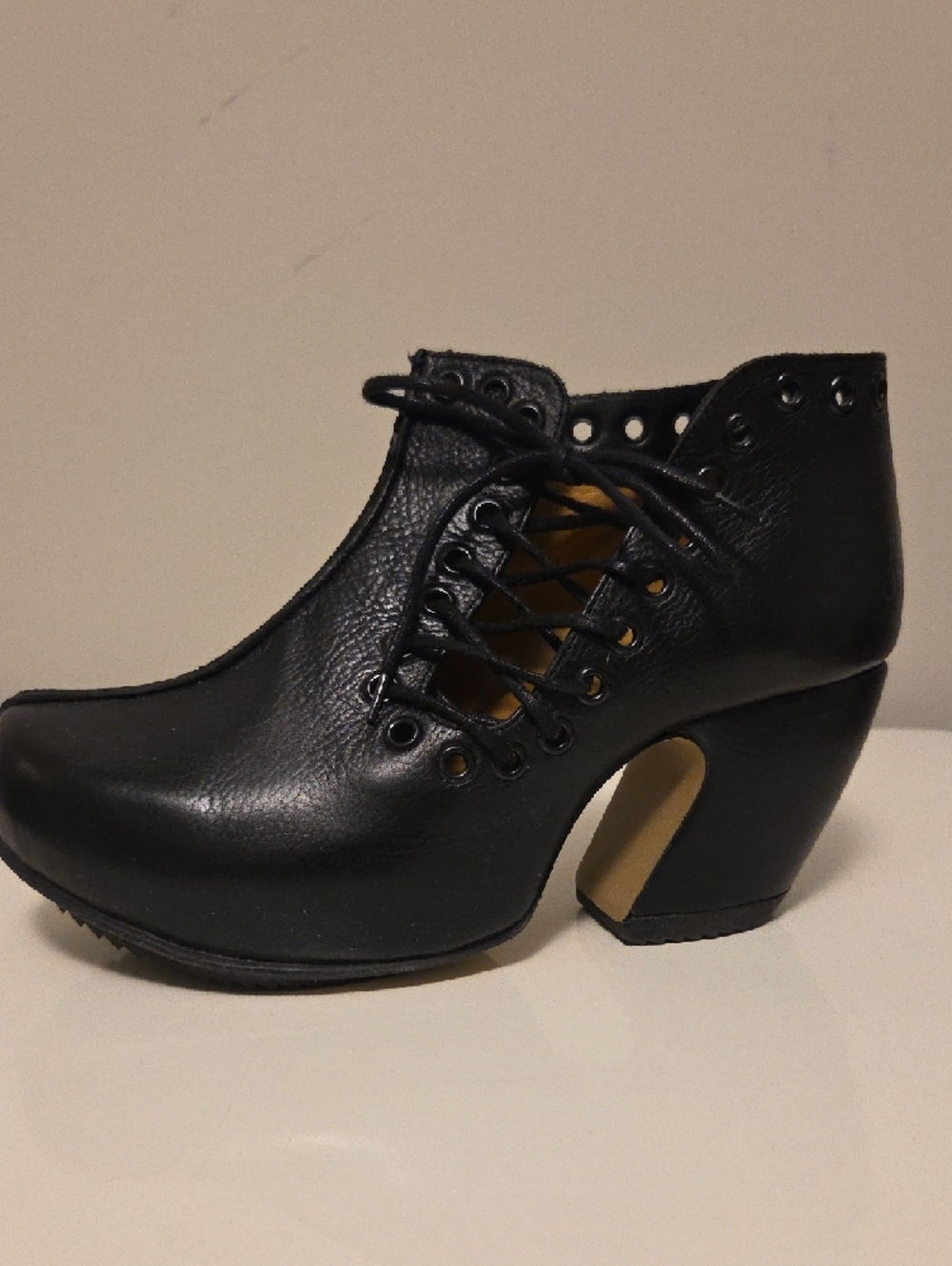 Fluevog Leather Lace-Up Platform Oxfords - Like NEW - Picture 9 of 9
